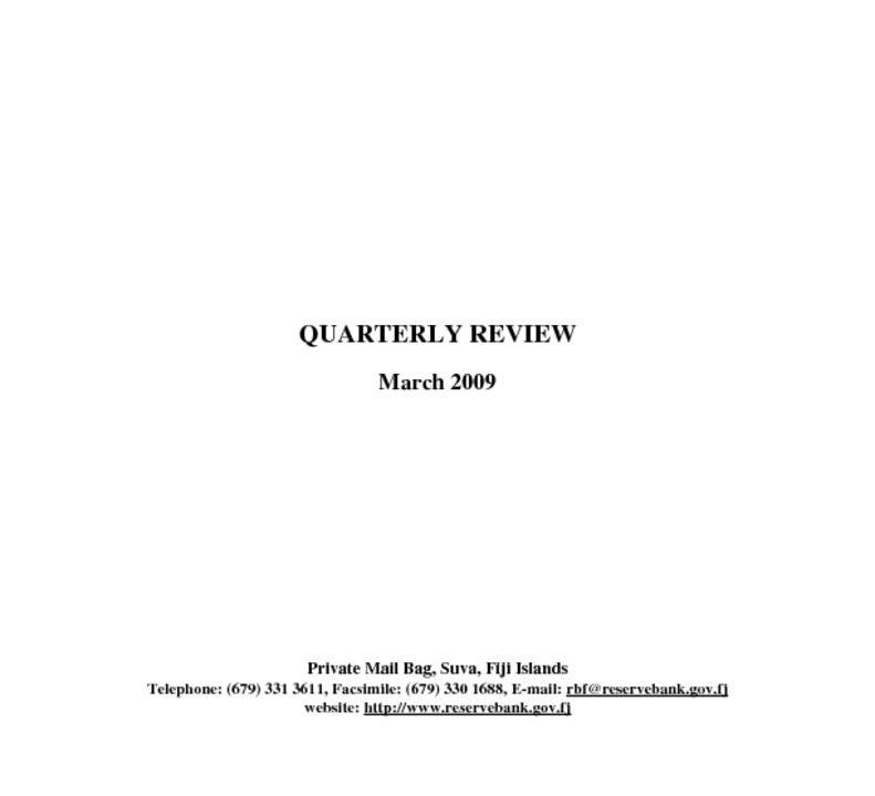 thumbnail of RBF Quarterly Review (March2009)